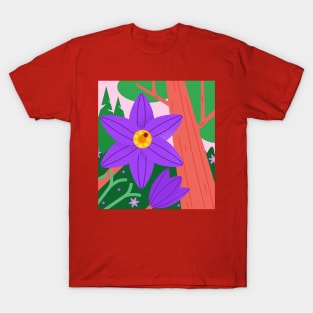 Flowers bloom in the forest T-Shirt